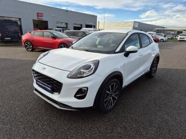 Voir le détail de l'offre de cette FORD Puma 1.0 EcoBoost 155ch mHEV Titanium 7cv de 2020 en vente à partir de 196.33 €  / mois