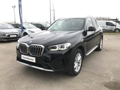 Voir le détail de l'offre de cette BMW X3 xDrive30eA 292ch xLine 10cv de 2021 en vente à partir de 438.2 €  / mois