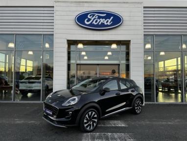 Voir le détail de l'offre de cette FORD Puma 1.0 Flexifuel 125ch S&S mHEV Titanium de 2024 en vente à partir de 232.11 €  / mois