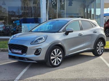 Voir le détail de l'offre de cette FORD Puma 1.0 EcoBoost 125ch mHEV Titanium X DCT7 de 2022 en vente à partir de 212.23 €  / mois