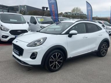 Voir le détail de l'offre de cette FORD Puma 1.0 EcoBoost 125ch mHEV Titanium 7cv de 2020 en vente à partir de 203 € / mois