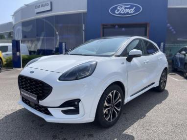 Voir le détail de l'offre de cette FORD Puma 1.0 Flexifuel 125ch S&S mHEV ST-Line de 2022 en vente à partir de 216.73 €  / mois