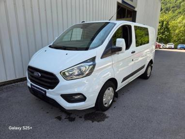 Voir le détail de l'offre de cette FORD Transit Custom Fg 300 L1H1 2.0 EcoBlue 130 Cabine Approfondie Trend Business 7cv de 2021 en vente à partir de 347.55 €  / mois
