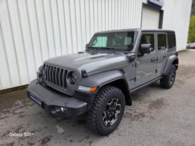 Voir le détail de l'offre de cette JEEP Wrangler 2.0 T 380ch 4xe Rubicon Rock-Trac de 2021 en vente à partir de 468.25 €  / mois