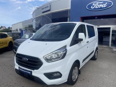 Voir le détail de l'offre de cette FORD Transit Custom Fg 300 L1H1 2.0 EcoBlue 130 Cabine Approfondie Trend Business 7cv de 2021 en vente à partir de 347.55 €  / mois