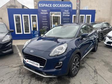 Voir le détail de l'offre de cette FORD Puma 1.0 EcoBoost 125ch S&S mHEV Titanium Powershift de 2023 en vente à partir de 216.22 € / mois